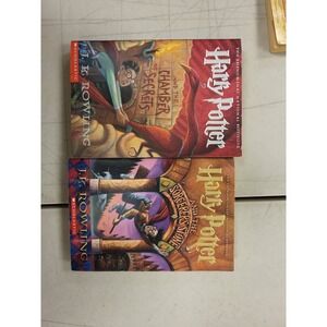 Harry Potter Sorcerers Stone‎ Chamber Secrets Scholastic Books Lot J K Rowling